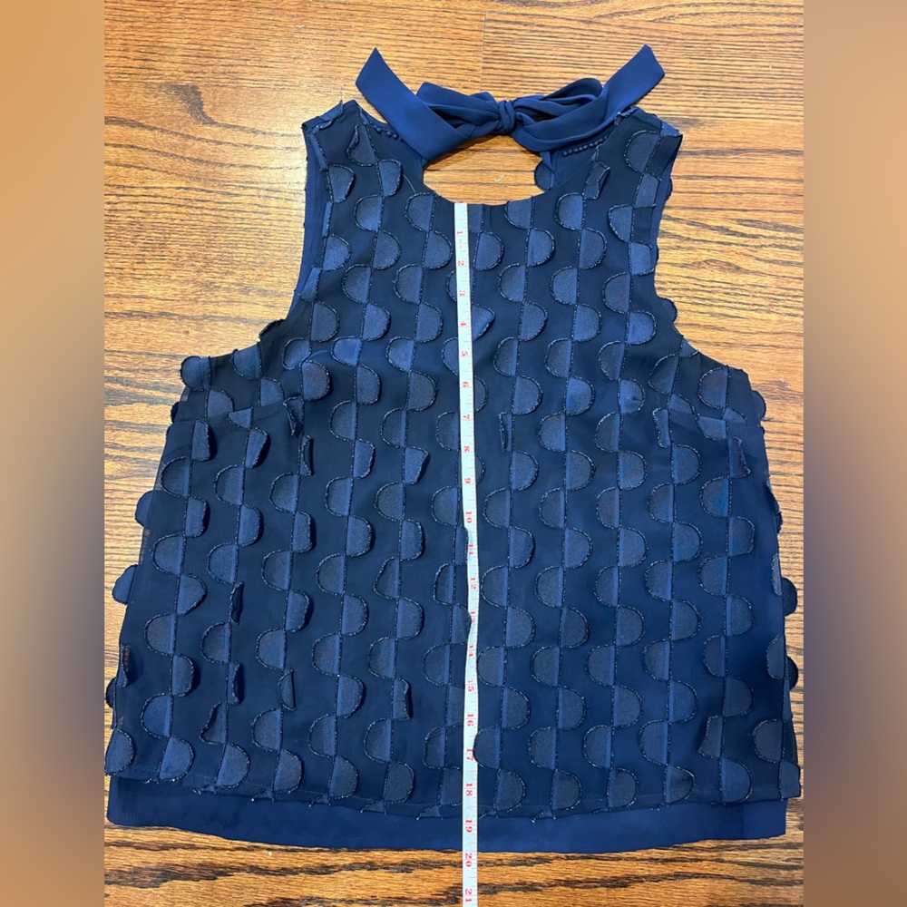 Anthropologie by Maeve Navy Strapless Blouse US 2 - Picture 9 of 14